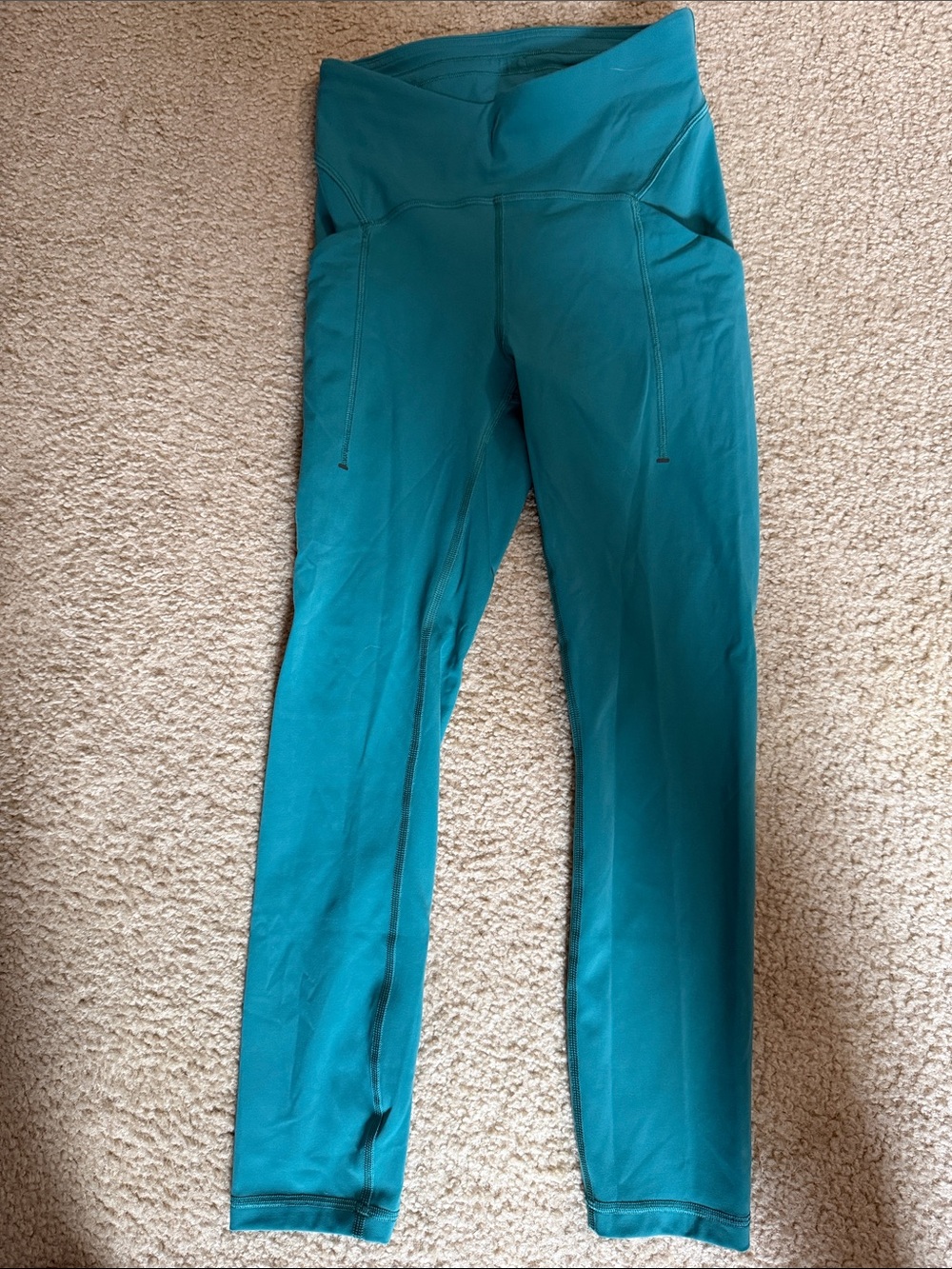 lululemon athletica Teal Leggings size 4